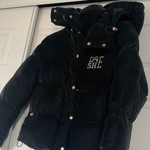 Women's Black Puffer Jacket